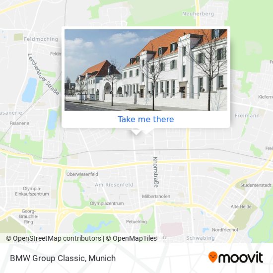 BMW Group Classic map