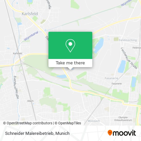 Schneider Malereibetrieb map