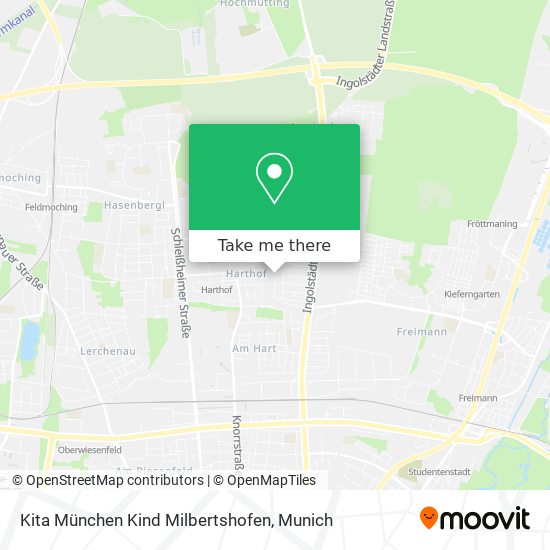 Kita München Kind Milbertshofen map