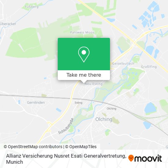 Allianz Versicherung Nusret Esati Generalvertretung map