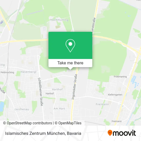 Карта Islamisches Zentrum München