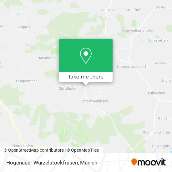 Högenauer Wurzelstockfräsen map
