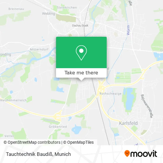 Карта Tauchtechnik Baudiß