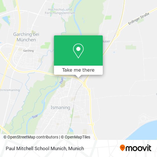 Paul Mitchell School Munich map