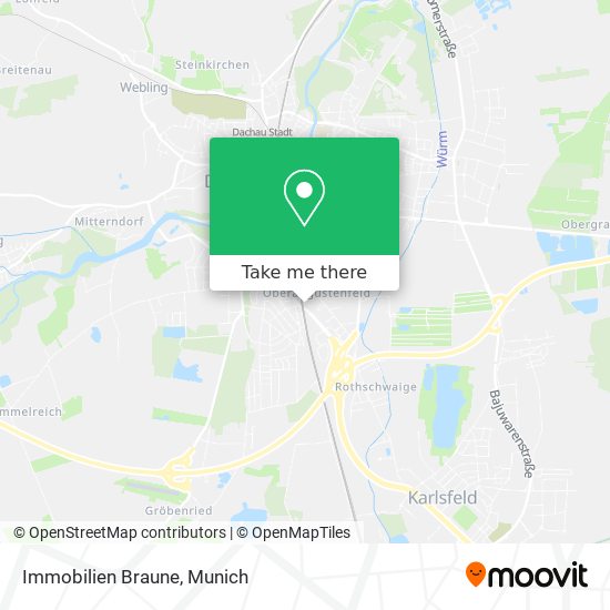 Immobilien Braune map