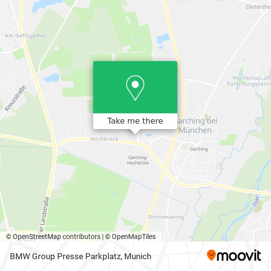 Карта BMW Group Presse Parkplatz