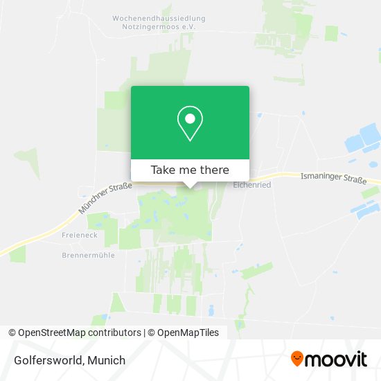 Golfersworld map