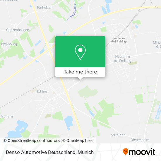 Denso Automotive Deutschland map