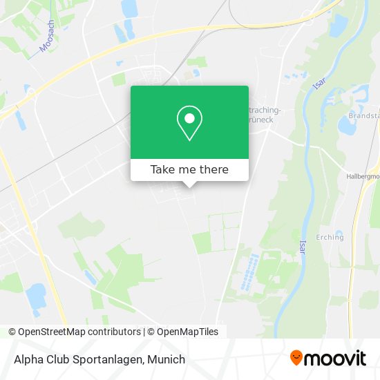 Alpha Club Sportanlagen map