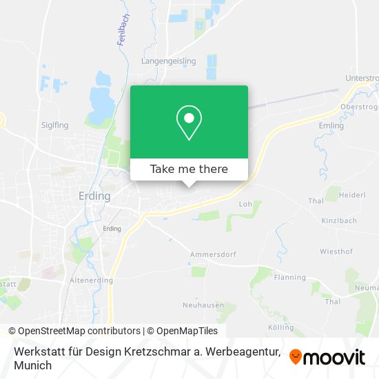 Werkstatt für Design Kretzschmar a. Werbeagentur map