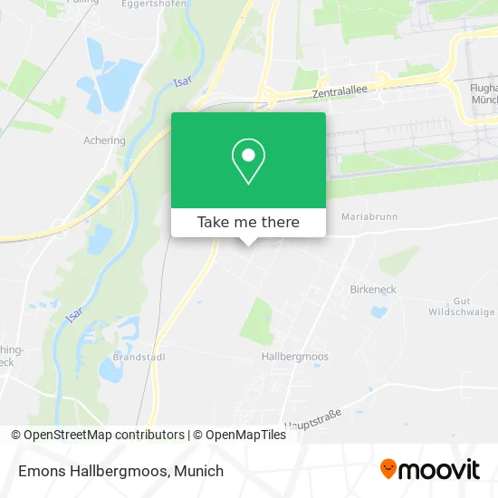 Карта Emons Hallbergmoos