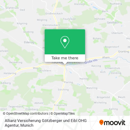 Allianz Versicherung Götzberger und Eibl OHG Agentur map