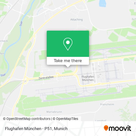 Flughafen München - P51 map