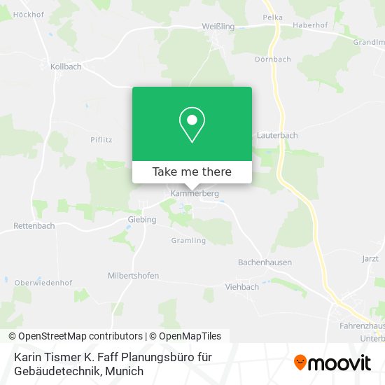 Karin Tismer K. Faff Planungsbüro für Gebäudetechnik map