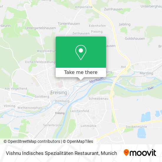 Vishnu Indisches Spezialitäten Restaurant map