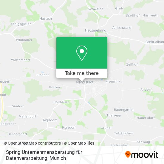 Spring Unternehmensberatung für Datenverarbeitung map