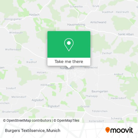 Burgers Textilservice map