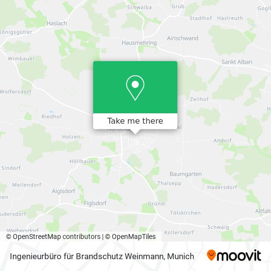 Ingenieurbüro für Brandschutz Weinmann map