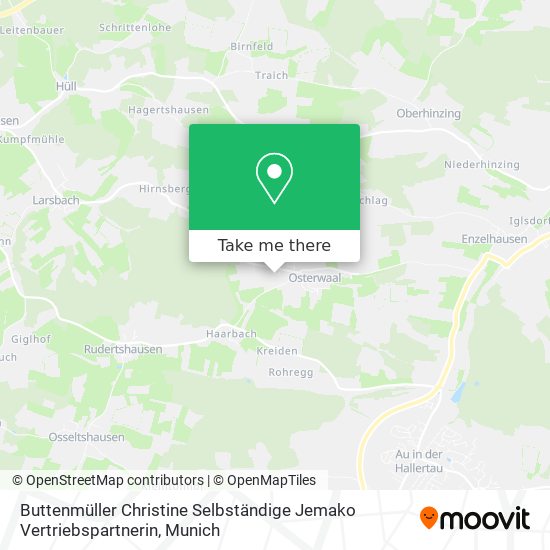 Buttenmüller Christine Selbständige Jemako Vertriebspartnerin map