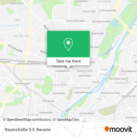 Карта Bayerstraße 3-5