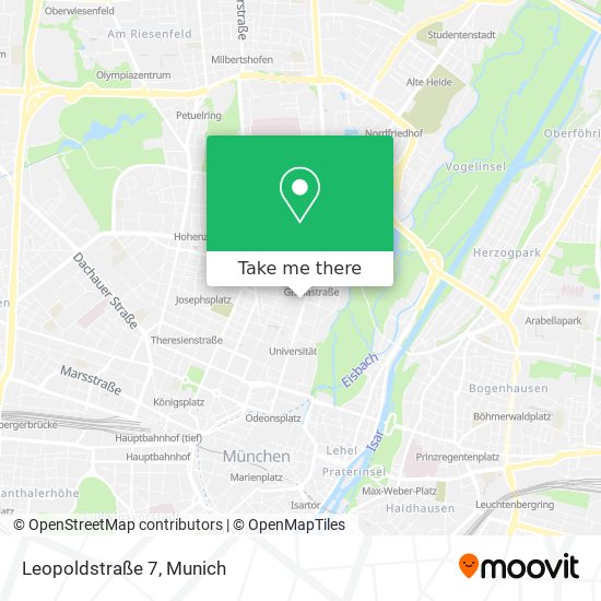 Leopoldstraße 7 map