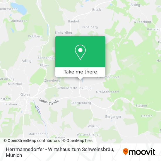 Herrmannsdorfer - Wirtshaus zum Schweinsbräu map