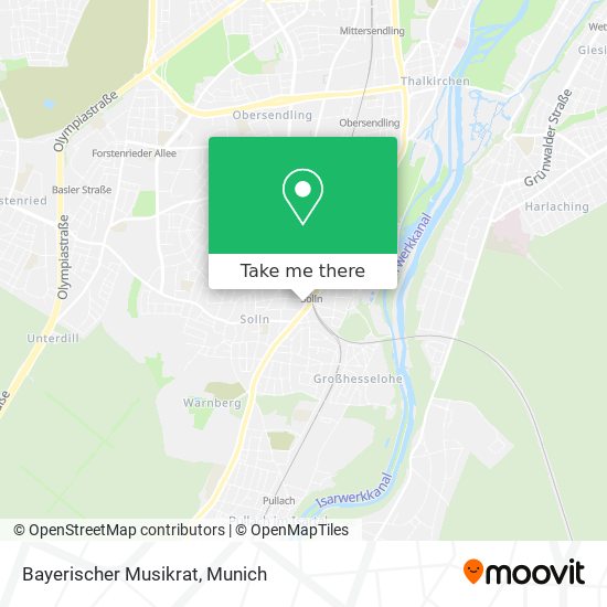Bayerischer Musikrat map