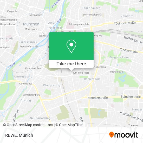 REWE map