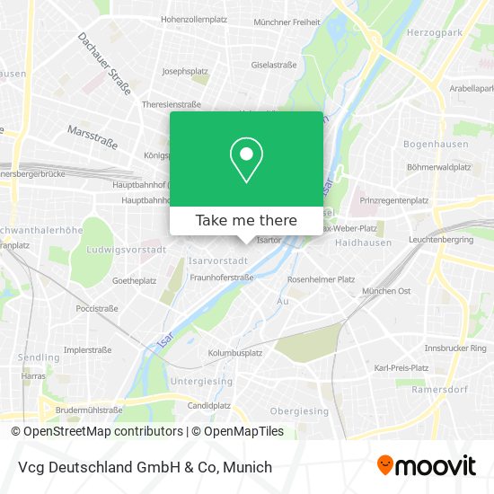 Vcg Deutschland GmbH & Co map