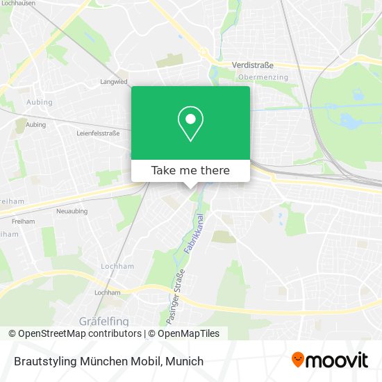 Карта Brautstyling München Mobil