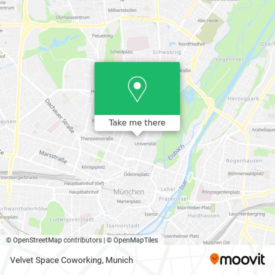 Velvet Space Coworking map