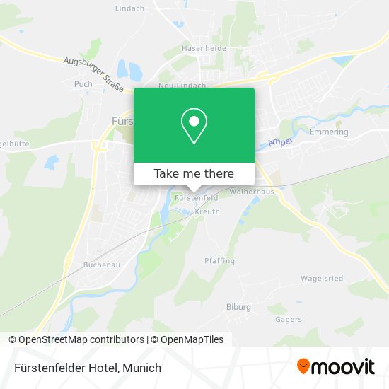 Fürstenfelder Hotel map