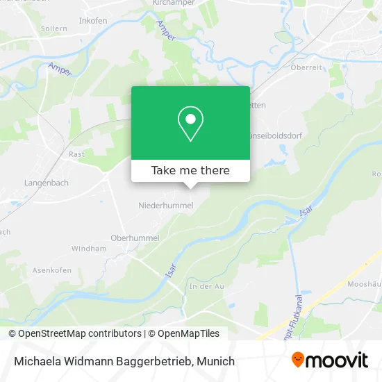 Карта Michaela Widmann Baggerbetrieb