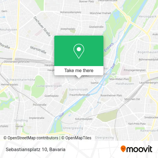 Карта Sebastiansplatz 10