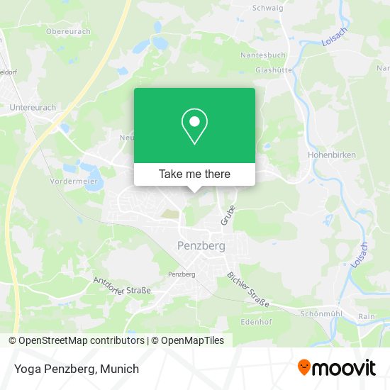 Yoga Penzberg map