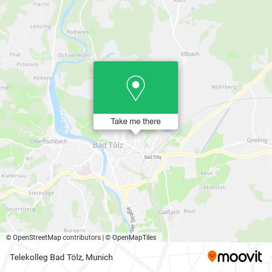 Telekolleg Bad Tölz map