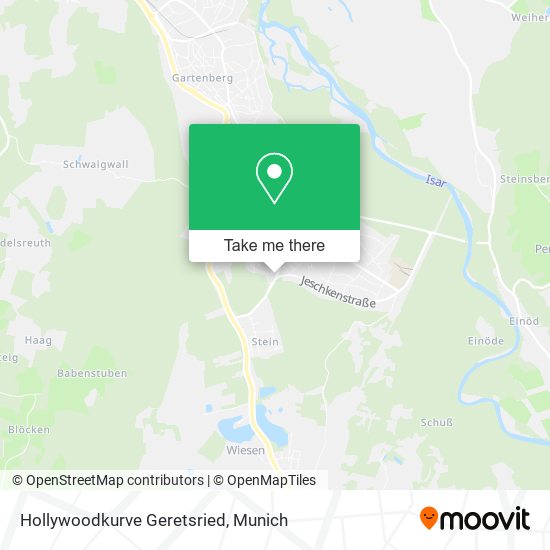 Hollywoodkurve Geretsried map