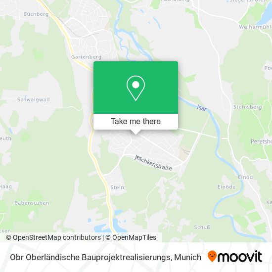 Obr Oberländische Bauprojektrealisierungs map