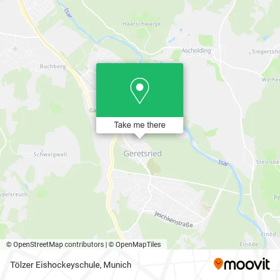 Карта Tölzer Eishockeyschule