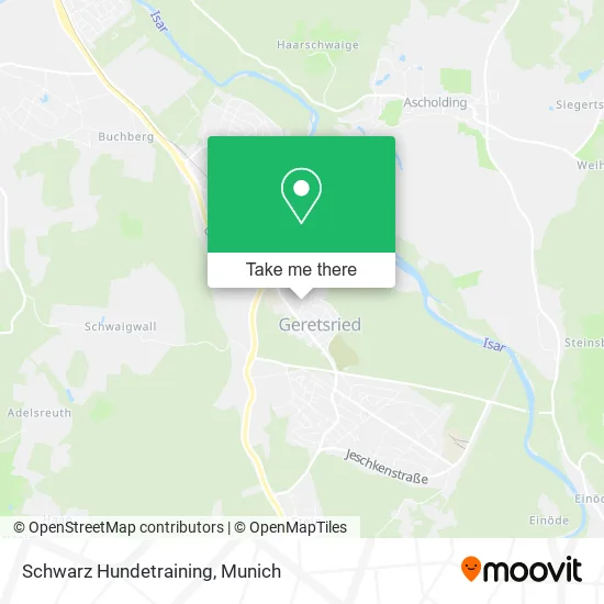 Карта Schwarz Hundetraining