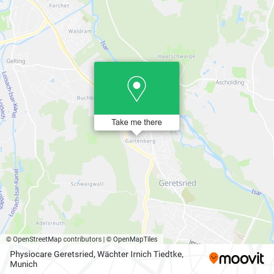 Physiocare Geretsried, Wächter Irnich Tiedtke map