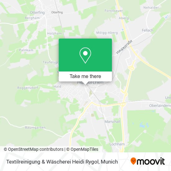 Textilreinigung & Wäscherei Heidi Rygol map