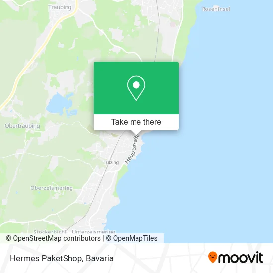 Hermes PaketShop map