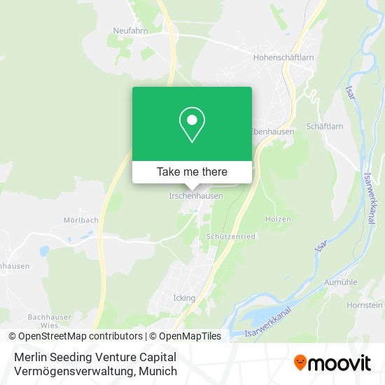 Карта Merlin Seeding Venture Capital Vermögensverwaltung