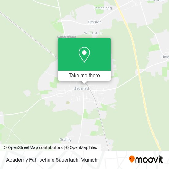 Карта Academy Fahrschule Sauerlach