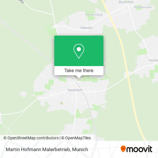 Martin Hofmann Malerbetrieb map