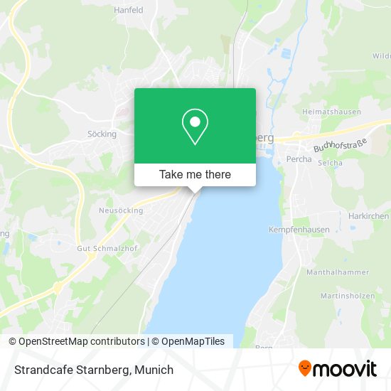 Карта Strandcafe Starnberg