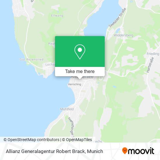 Allianz Generalagentur Robert Brack map