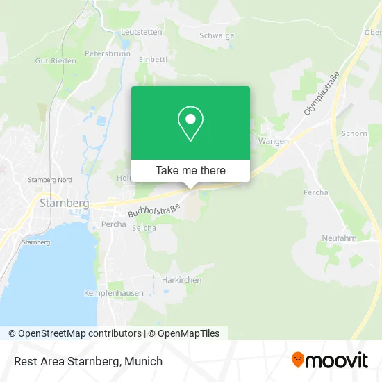 Карта Rest Area Starnberg
