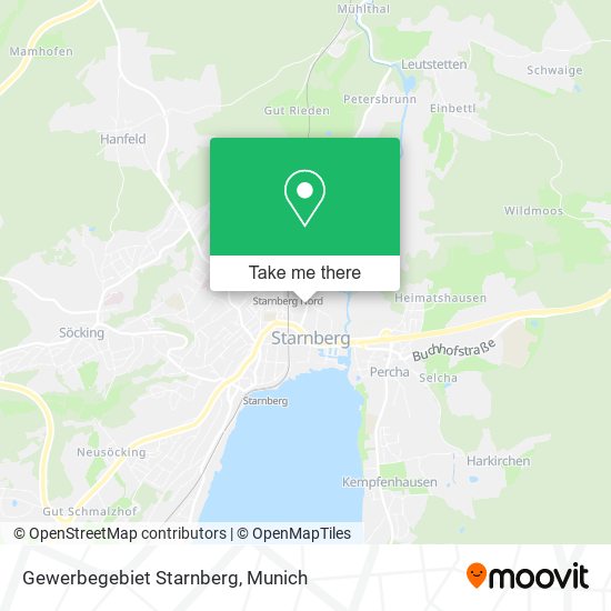 Gewerbegebiet Starnberg map